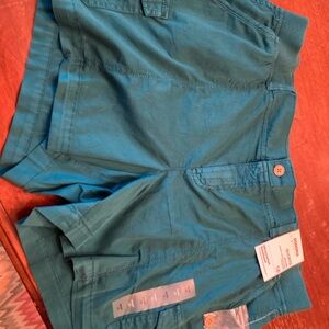 Sonoma Turquoise Mid Rise Shorts
